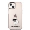 Karl Lagerfeld KLHCP14SHNCHTCP iPhone 14 / 15 / 13 6,1 różowy/pink hardcase Ikonik Choupette